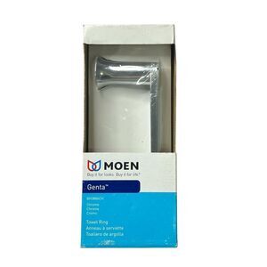 Moen Genta Double‎ Post Wall Mounted Toilet Paper Holder, Chrome - New BH3808CH